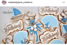 Load image into Gallery viewer, Sailing cookie cutter stamp lighthouse boat helm anchor sun swimming ring