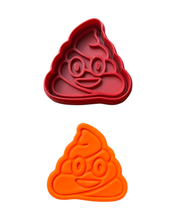 Load image into Gallery viewer, Putting up my shit cookie cutter set poo happy father's day