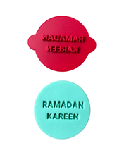 Load image into Gallery viewer, Eid Mubarak Cookie Fondant Embosser Moon Eid al-Fitr Mosque stamp