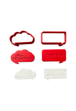 Load image into Gallery viewer, R U Ok? Cookie cutter debosser fondant Are you really ok?RUOK?