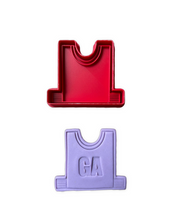 Load image into Gallery viewer, Netball bibs cookie cutter Sport Top Jersey position
