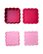 Load image into Gallery viewer, Wavy Border Debosser Cutter rectangle round square