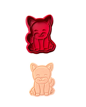 Load image into Gallery viewer, Australian Animals Cookie Cutter Stamp Platypus Dingo Magpie Echina Possumn Cockatoos