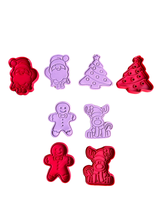 Load image into Gallery viewer, PYO Christmas Cookie Cutter Santa Reindeer Tree Rudolph