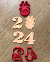 Load image into Gallery viewer, Chinese New Year Cookie debosser dragon year clay 2024 fortune Luna year
