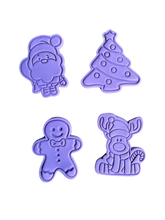 Load image into Gallery viewer, PYO Christmas Cookie Cutter Santa Reindeer Tree Rudolph