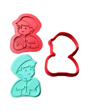 Load image into Gallery viewer, Muslim boy girl praying Cookie Fondant Debosser prayers be accepted