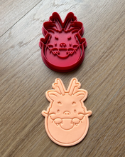 Load image into Gallery viewer, Chinese New Year Cookie debosser dragon year clay 2024 fortune Luna year