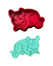 Load image into Gallery viewer, Australian Animals Cookie Cutter Stamp Platypus Dingo Magpie Echina Possumn Cockatoos