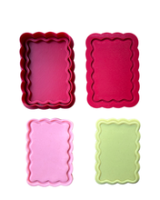 Load image into Gallery viewer, Wavy Border Debosser Cutter rectangle round square