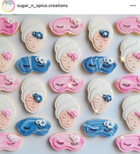 Load image into Gallery viewer, Mother's day cookie cutter and stamp set - spa facial bubble wine bathrobe slipper eye masks