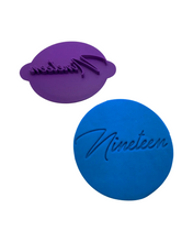 Load image into Gallery viewer, Number birthday cookie Stamp 16 18 21 30 40 50 60 70 80 90