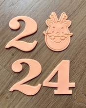 Load image into Gallery viewer, Chinese New Year Cookie debosser dragon year clay 2024 fortune Luna year