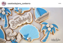 Load image into Gallery viewer, Sailing cookie cutter stamp lighthouse boat helm anchor sun swimming ring