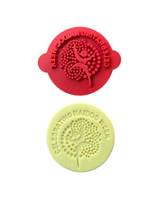 Load image into Gallery viewer, NAIDOC week cookie stamp Aboriginal first nations keep the fire burning Blak Loud Proud