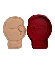 Load image into Gallery viewer, Breast Cancer Awareness Cookie Cutter Stamp cancer logo flight glove