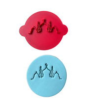 Load image into Gallery viewer, Eid Mubarak Cookie Fondant Embosser Moon Eid al-Fitr Mosque stamp