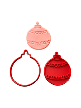 Load image into Gallery viewer, Christmas Baubles Cookie Cutter Stamp