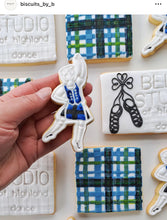 Load image into Gallery viewer, Scottish dancer cookie cutter full body Highland fling dancer