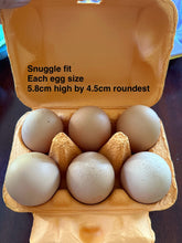 Load image into Gallery viewer, Bulk order - 48 x multi colour egg cartons PYO cookie Easter Cookie Box Craft Material Half dozen