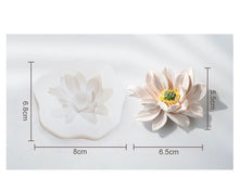 Load image into Gallery viewer, Large Lotus flower Silicone Mould Cake Fondant Candle Sugarcraft Soap Mother's day