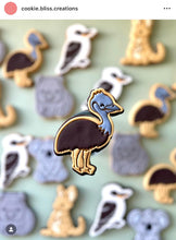 Load image into Gallery viewer, Australian Animals Cookie Cutter Stamp Koala Crocodile Kangaroo Platypus Wombats Emu Tasmanian Devil Cockatoos
