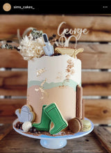 Load image into Gallery viewer, Garden Cookie Cutter Stamp Mother Nan Hose Wheelbarrow Spray Flower Boots Seeds Fork Watering Can Scissors Gloves Trowel Shovel Pot Plant