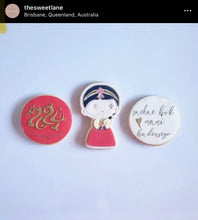 Load image into Gallery viewer, Korean boy girl Cookie Cutter Stamp traditional clothes Hanbok Seollal