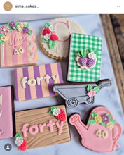 Load image into Gallery viewer, Garden Cookie Cutter Stamp Mother Nan Hose Wheelbarrow Spray Flower Boots Seeds Fork Watering Can Scissors Gloves Trowel Shovel Pot Plant