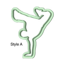 Load image into Gallery viewer, Break dance fondant cutters handstand handglide