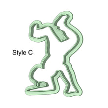 Load image into Gallery viewer, Break dance fondant cutters handstand handglide