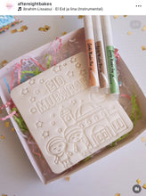 Load image into Gallery viewer, Large PYO Eid cookie cutter Muslim boy girl Fondant Ramadan Mubarak Embosser Hijab