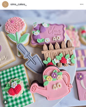 Load image into Gallery viewer, Garden Cookie Cutter Stamp Mother Nan Hose Wheelbarrow Spray Flower Boots Seeds Fork Watering Can Scissors Gloves Trowel Shovel Pot Plant