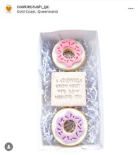 Load image into Gallery viewer, Donut Valentine Cookie Cutter Stamp I donut know what to do heart donut