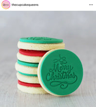Load image into Gallery viewer, Merry Christmas Cookie for Santa Dear Santa I can explain Cookie Stamp Biscuit Pastry Cutter Fondant Mold Baking Mould DIY Bakeware Tool
