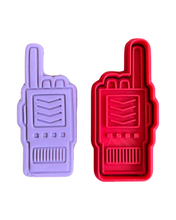 Load image into Gallery viewer, Police Elements Cookie Cutter Stamp Baton Hat Vest Walkie Talkie Handcuff Badge