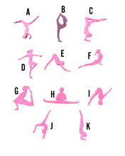 Load image into Gallery viewer, Gymnastic Pose Cutter Salto Move Handstand split yoga pilate cobra downward facing dog Cartwheel