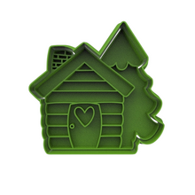 Load image into Gallery viewer, PYO Christmas Cookie Cutter Santa Snowman gingerbread house gnome