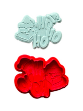 Load image into Gallery viewer, Christmas Grinch Cookie Cutters Debosser Grinch hohoho
