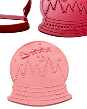 Load image into Gallery viewer, Snow Globe cookie cutter xmas winter wonderland frozen theme