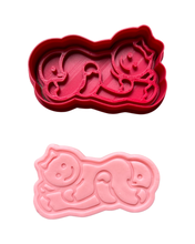 Load image into Gallery viewer, Naughty Ginger Bread Cookie Cutter Stamp