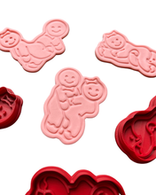 Load image into Gallery viewer, Naughty Ginger Bread Cookie Cutter Stamp