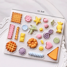 Load image into Gallery viewer, Donut Silicone Mould Candy Waffle Lolly Xmas Wreath Pretzel