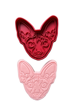 Load image into Gallery viewer, Sphynx Cat Cookie Cutter Stamp Pet