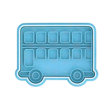 Load image into Gallery viewer, Vehicles Cookie Cutter Stamp tractor taxi firetruck police ambulance school bus double bus Beetle rubbish truck