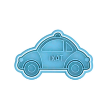 Load image into Gallery viewer, Vehicles Cookie Cutter Stamp tractor taxi firetruck police ambulance school bus double bus Beetle rubbish truck