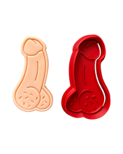 Load image into Gallery viewer, Penis Cookie Cutter Stamp man body part