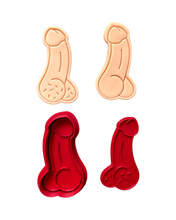 Load image into Gallery viewer, Penis Cookie Cutter Stamp man body part