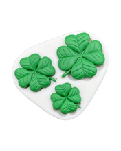 Load image into Gallery viewer, Clover leaves Silicone Mould lucky leaf St Patrick's Day Cake Fondant Sugarcraft Soap floral theme