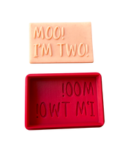 Load image into Gallery viewer, Farm animals head face cookie cutters debosser chicken horse lamb cow pig Moo